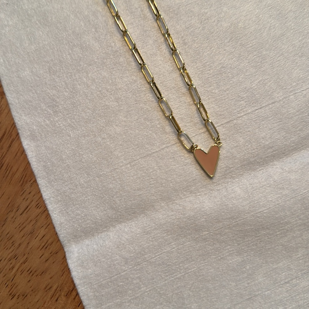 Uncommon James enamel heart necklace - Picture 2 of 3